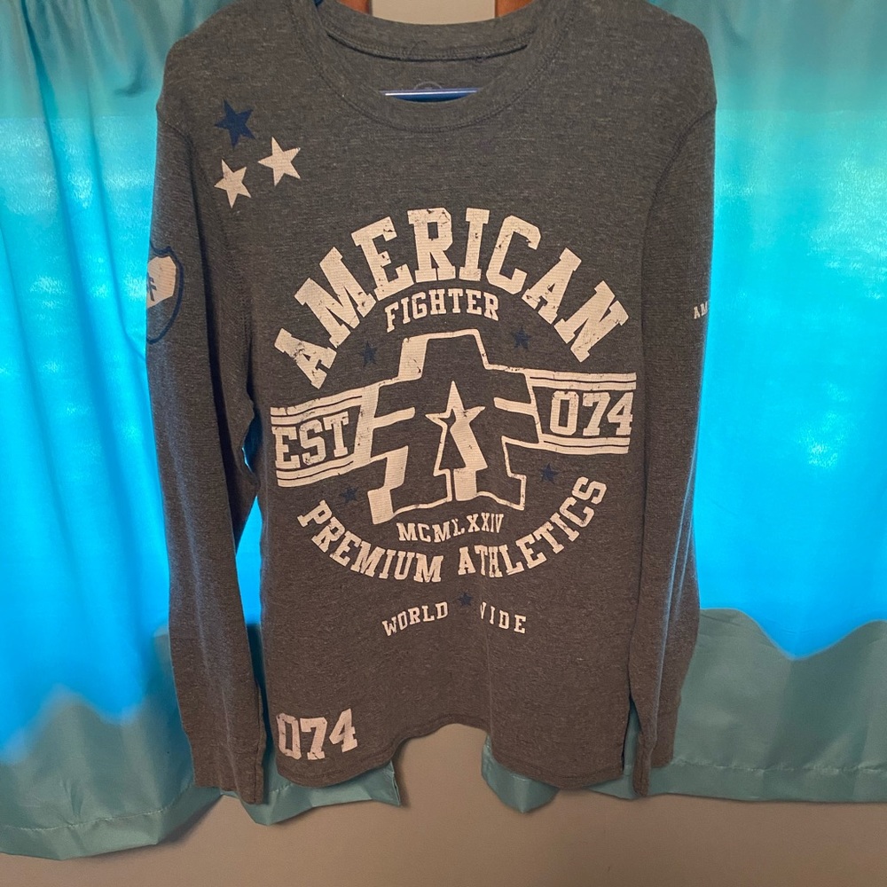 Men’s Long Sleep American Fighter Shirt